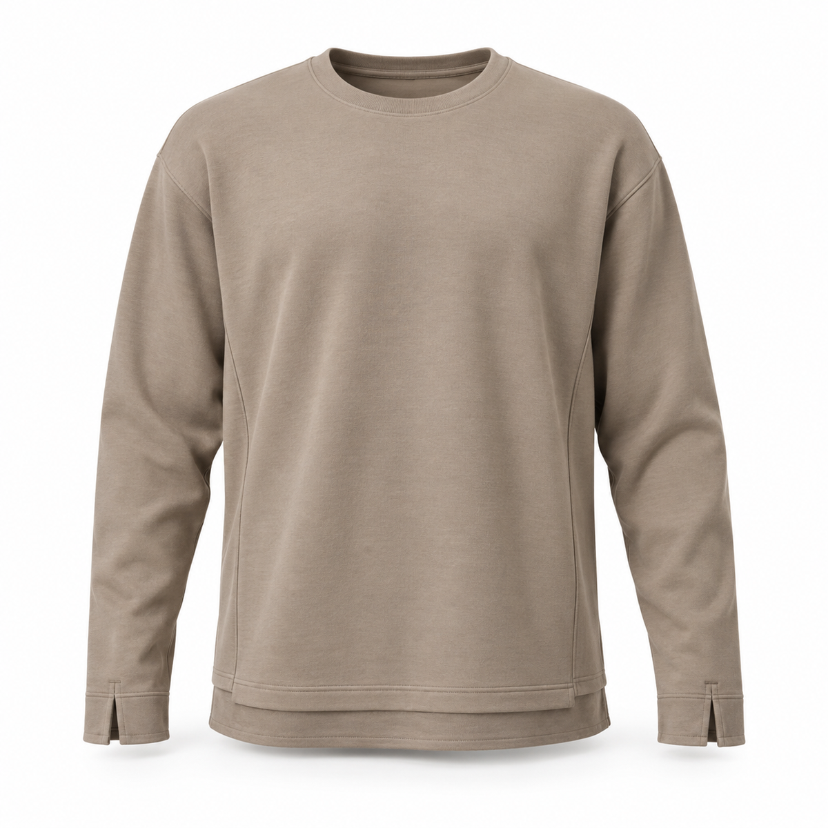 FrameHem Split-Cuff Long Sleeve - Clay