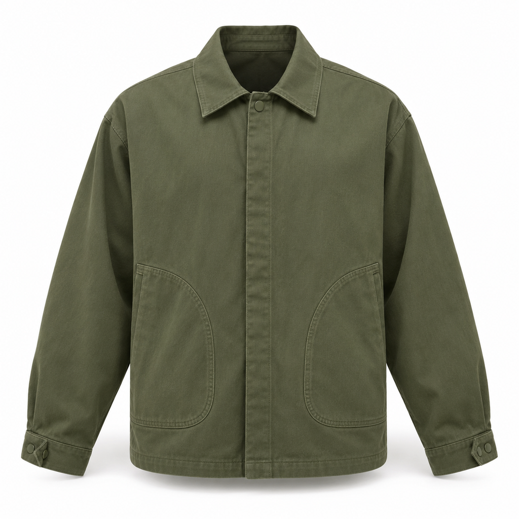 ArcPocket Boxy Overshirt - Moss