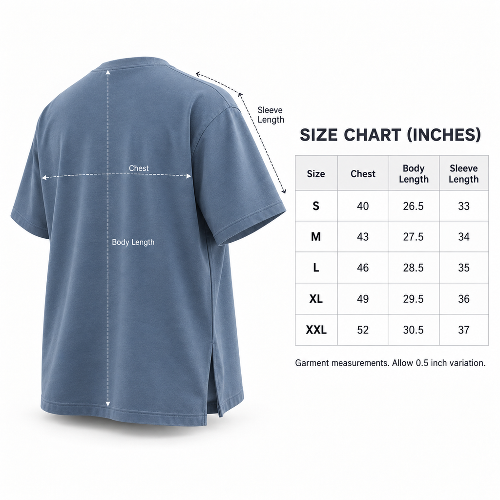 LineShift Side-Pleat Tee - Slate Blue