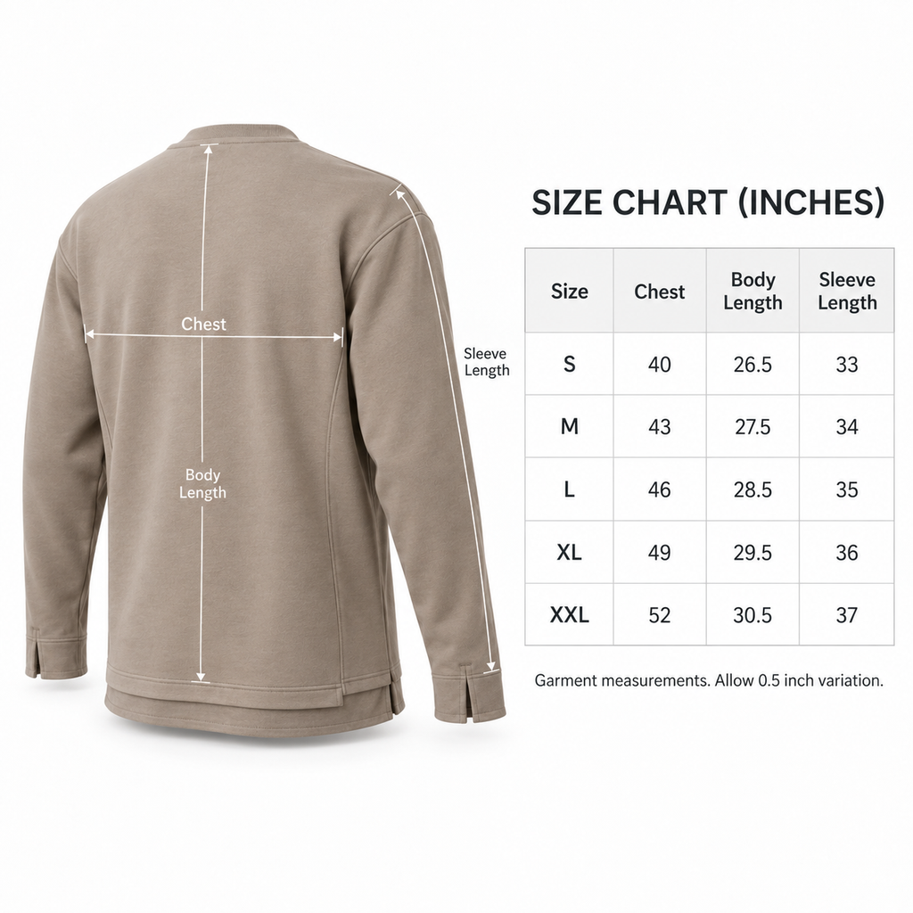 FrameHem Split-Cuff Long Sleeve - Clay