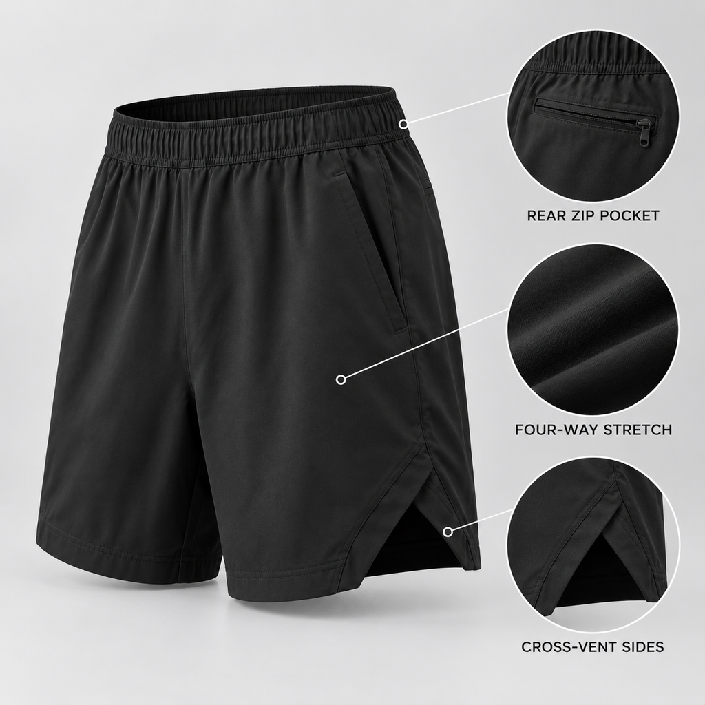 CrossVent Utility Short - Black