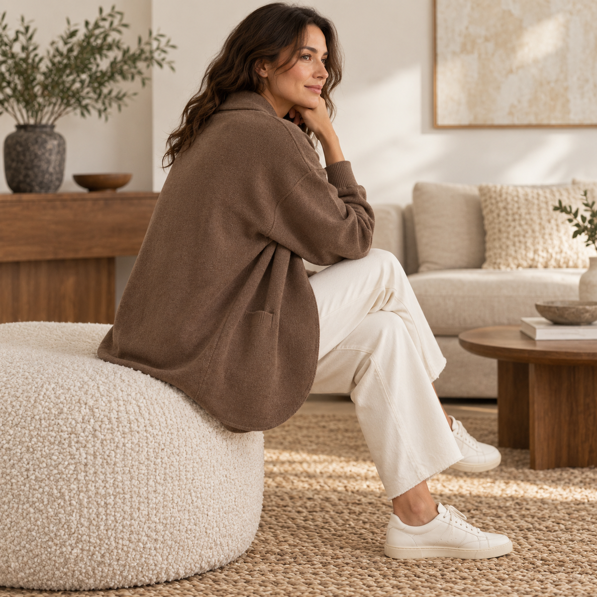 CoveWrap Soft Cardigan - Cocoa